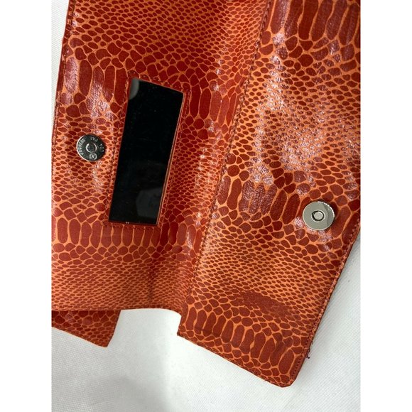 Nine West, Snakeskin Bow Clutch - Picture 8 of 11
